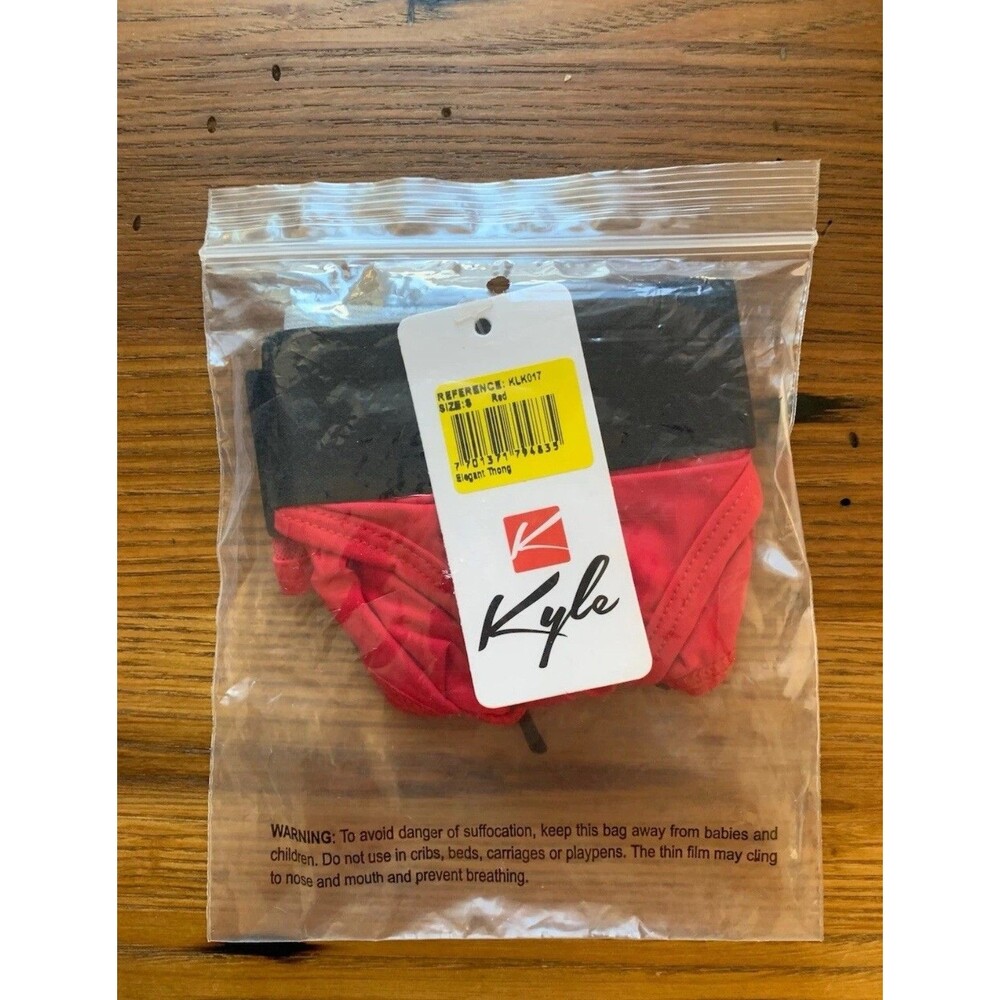 Men’s Kyle Elegant Thong in Fuchsia or Red - Size Small, NWT - Picture 7 of 7
